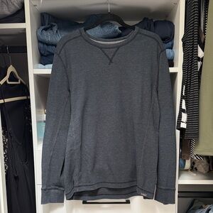 Eddie Bauer Men's Long Sleeve Crewneck Shirt - Charcoal Gray